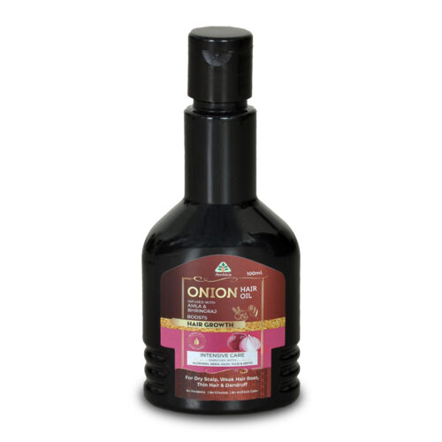 Ambica Onion Hair Oil Infused with Amla & Bhringraj for Boost Hair Growth